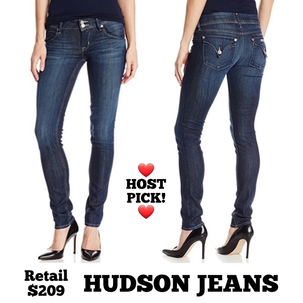 Hudson Jeans $209 Retail Collin Flap Skinny Ankle Jeans sz 27, PRICE REDUCED! - Picture 14 of 14